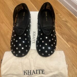 Khaite Marcy Flat - worn twice. Includes box and dust bag. Size 37.
